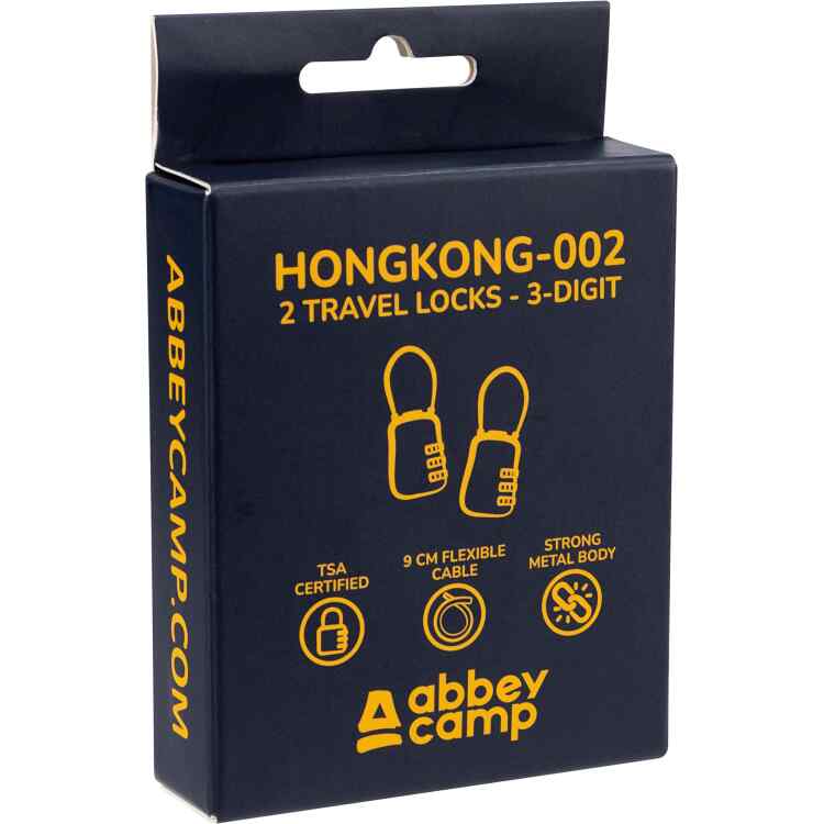 3Digit Travel Lock  Set of 2  HONGKONG002 - Image 6
