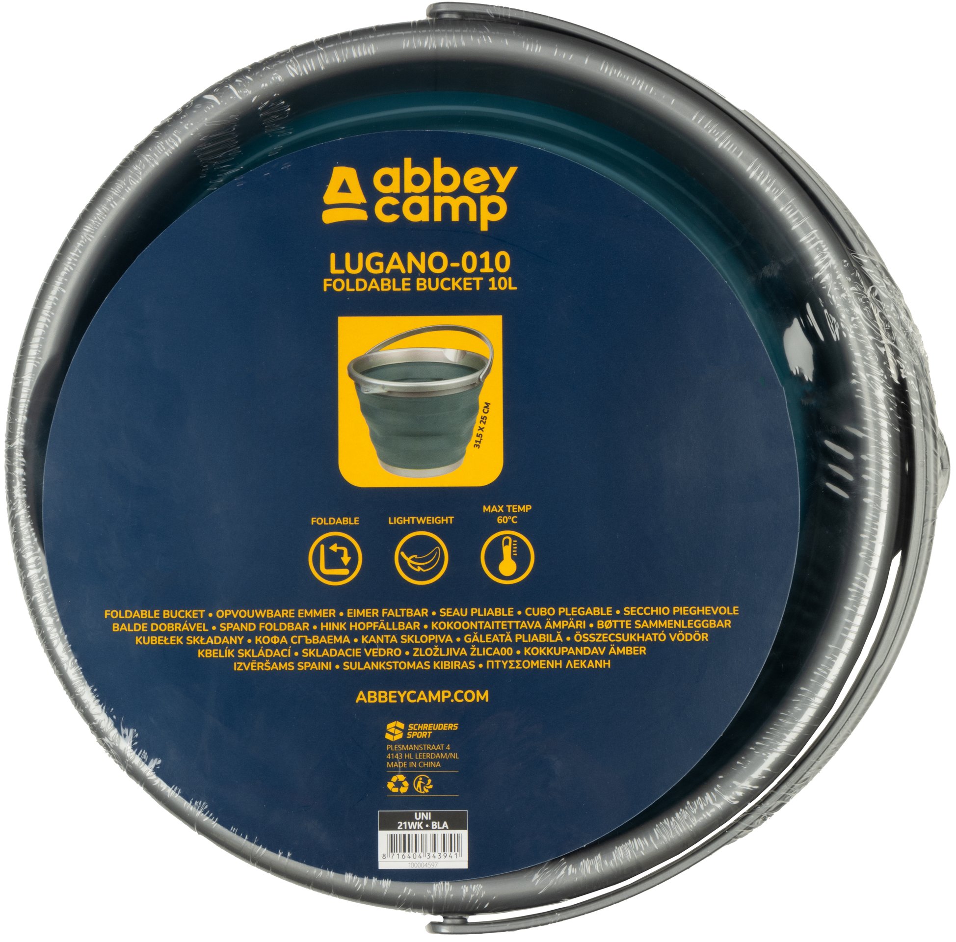 Bucket Foldable 10 Litre  LUGANO010 - Image 4