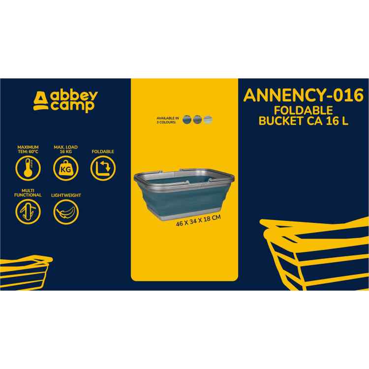 Wash Tub Foldable 16 Litre  ANNENCY016 - Image 7