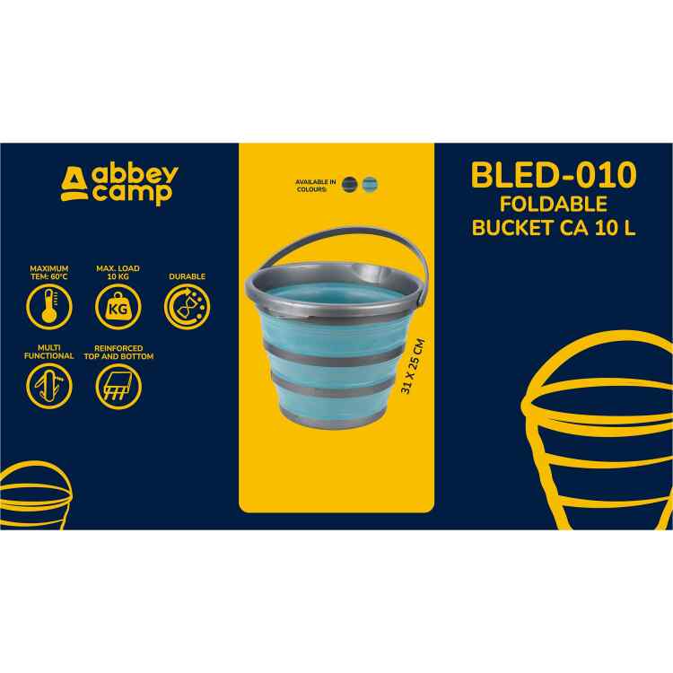 Bucket Foldable 10 Litre   Bled010 - Bilde 7