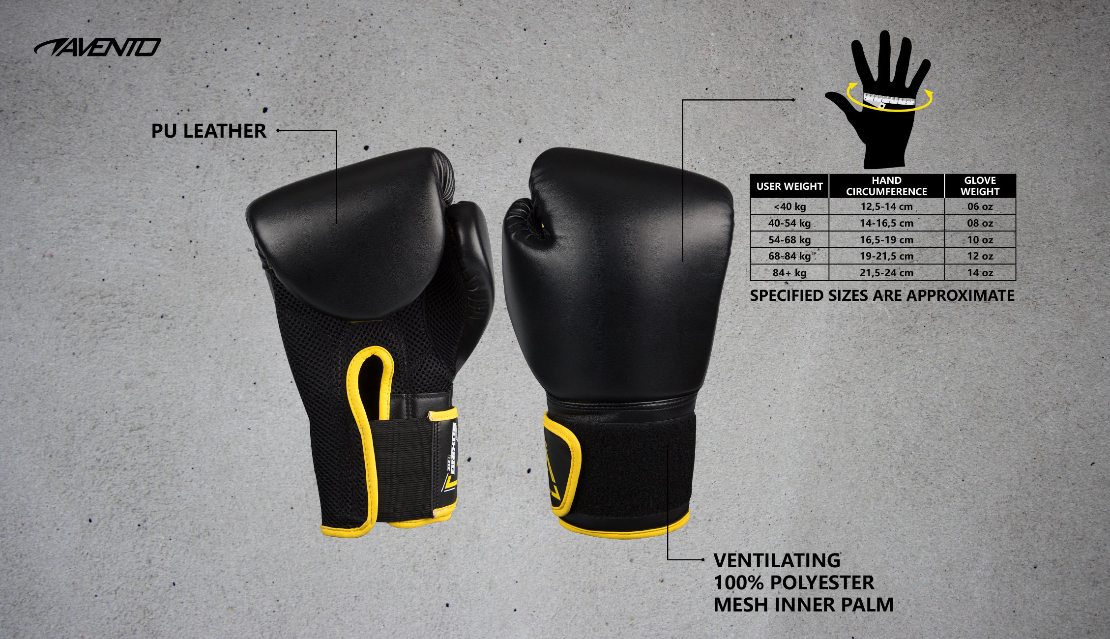 Boxing Gloves PU  12 Oz - Image 10