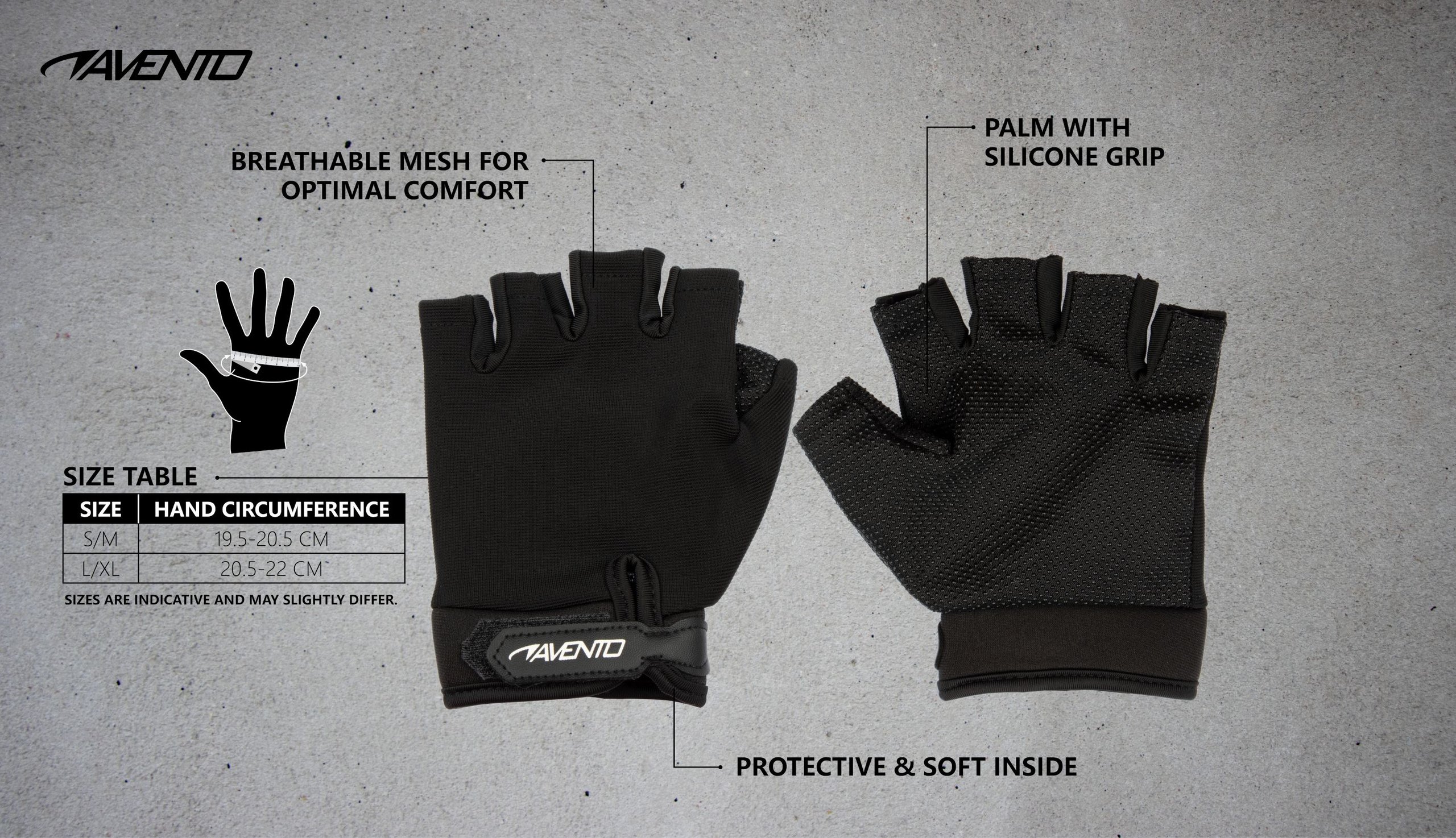 Fitness Gloves Mesh - Image 4