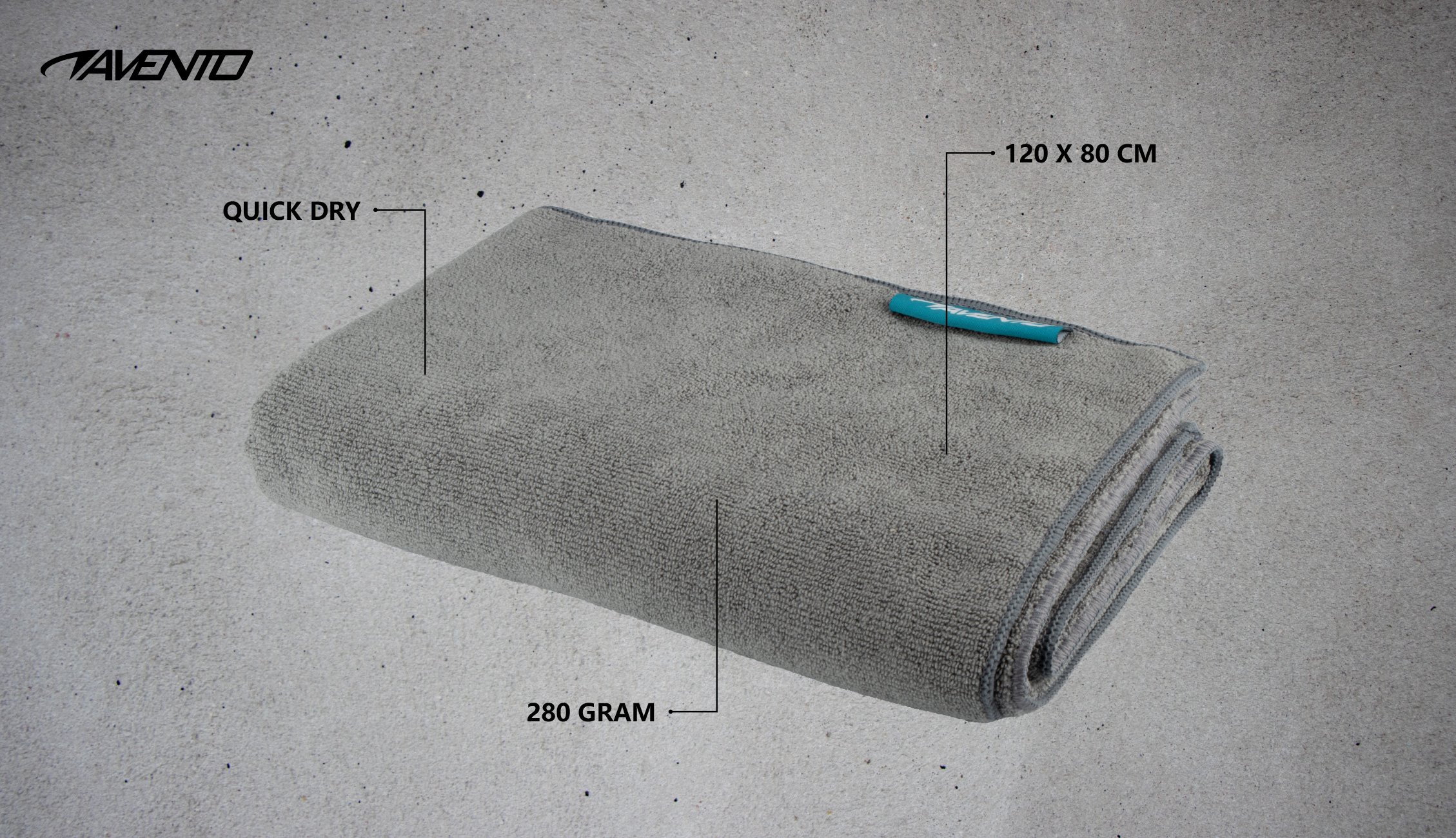 Sports Towel Micro Fibre  120 x 80 cm - Image 4