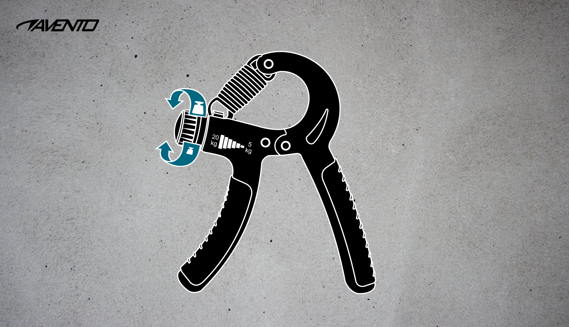 Hand Grip Strengthener Adjustable  520 Kg - Image 7