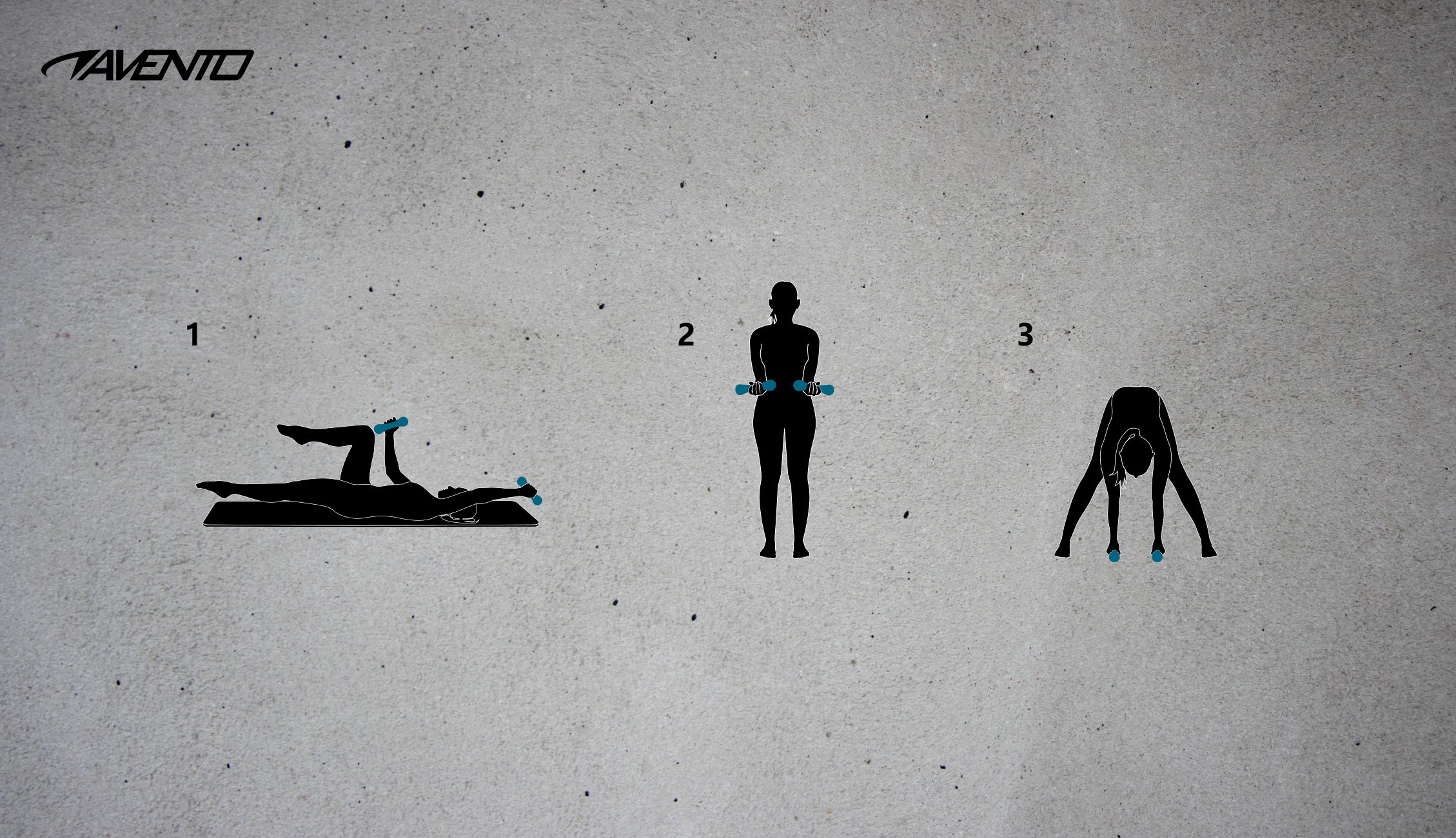 Hand Weight Set  Bone  2 x 1 Kg - Image 4