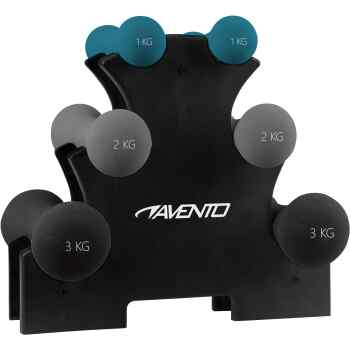 3 Pairs Hand Weights  Rack  Bone