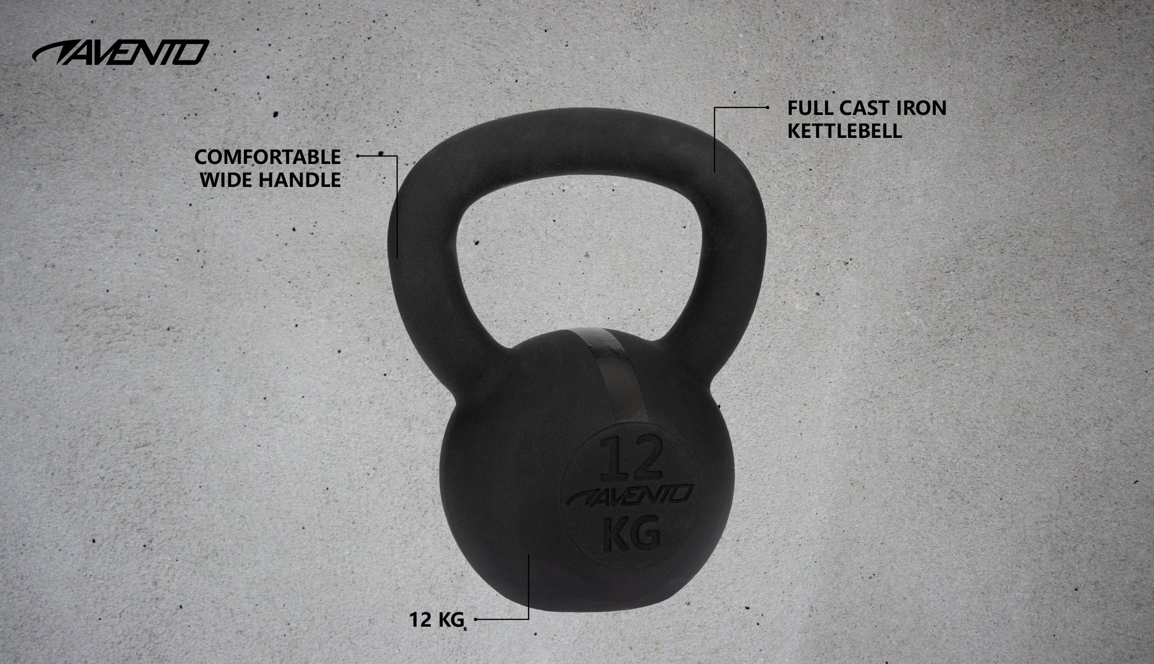 Kettlebell Cast Iron  12 Kg - Image 2