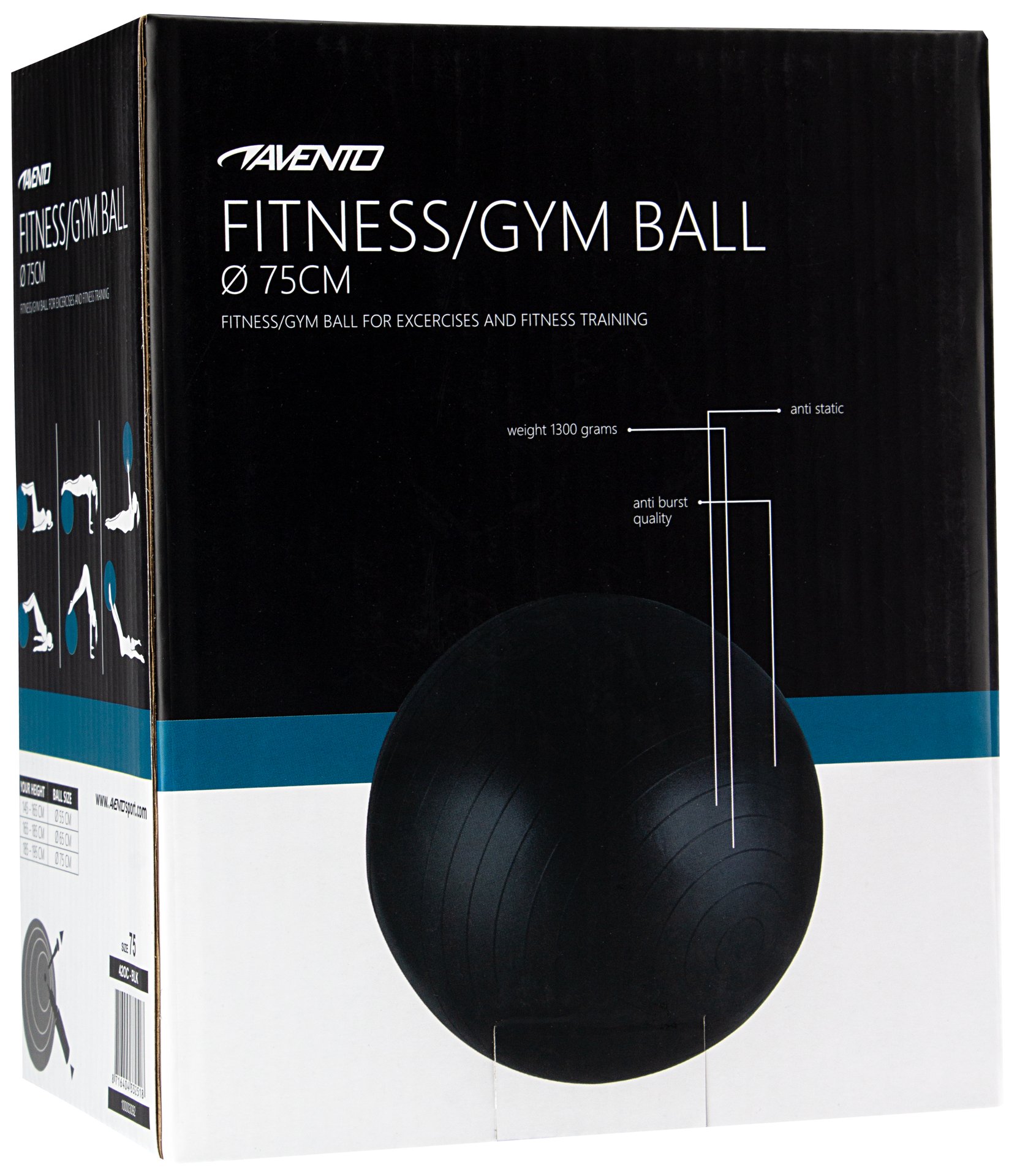 FitnessGym Ball   75 cm