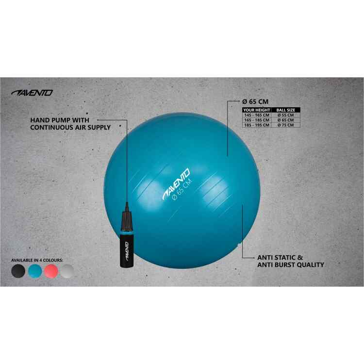 FitnessGym Ball  Pump   65 cm - Image 2