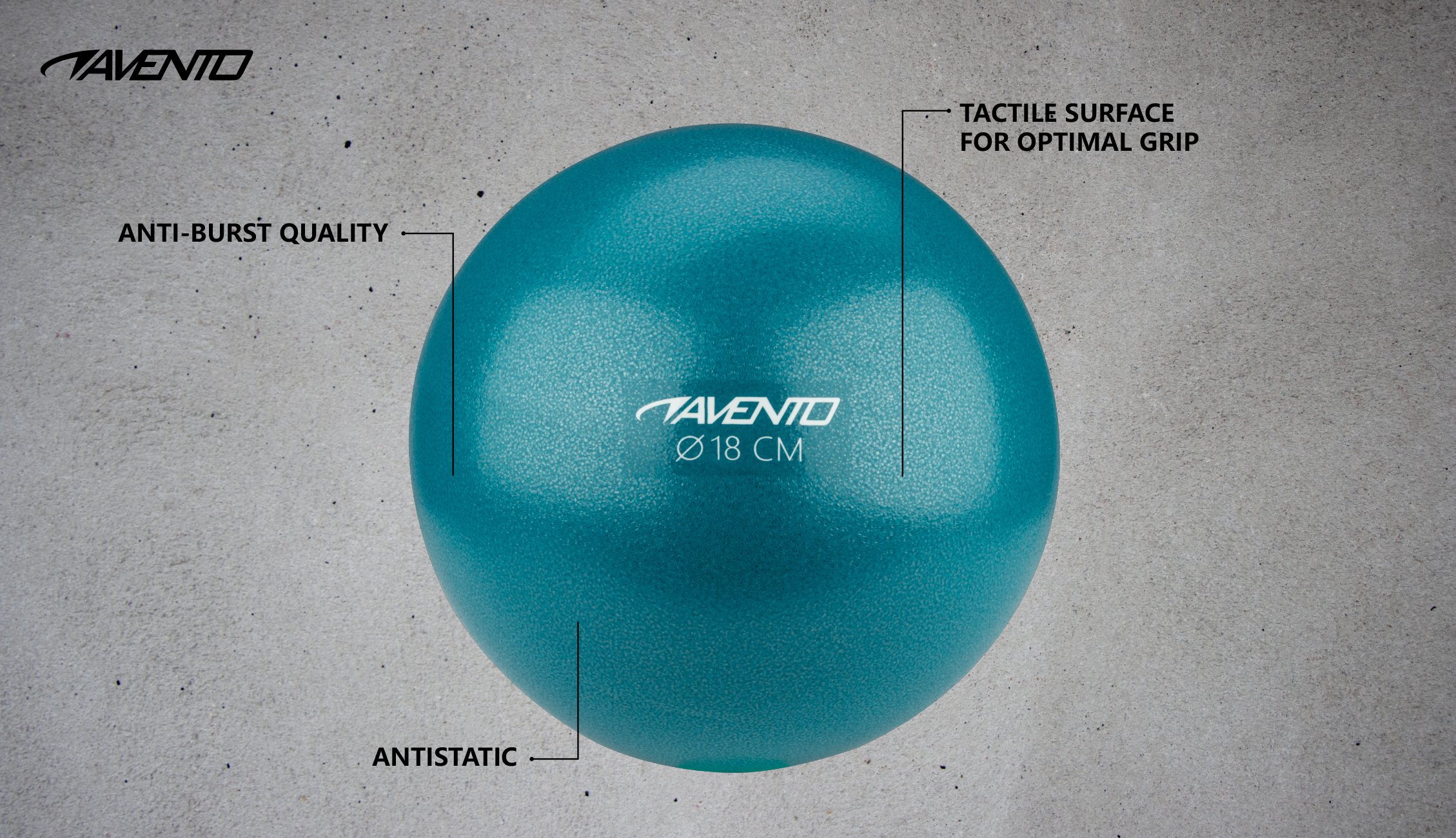 Soft Exercise Ball   18 cm - Image 5