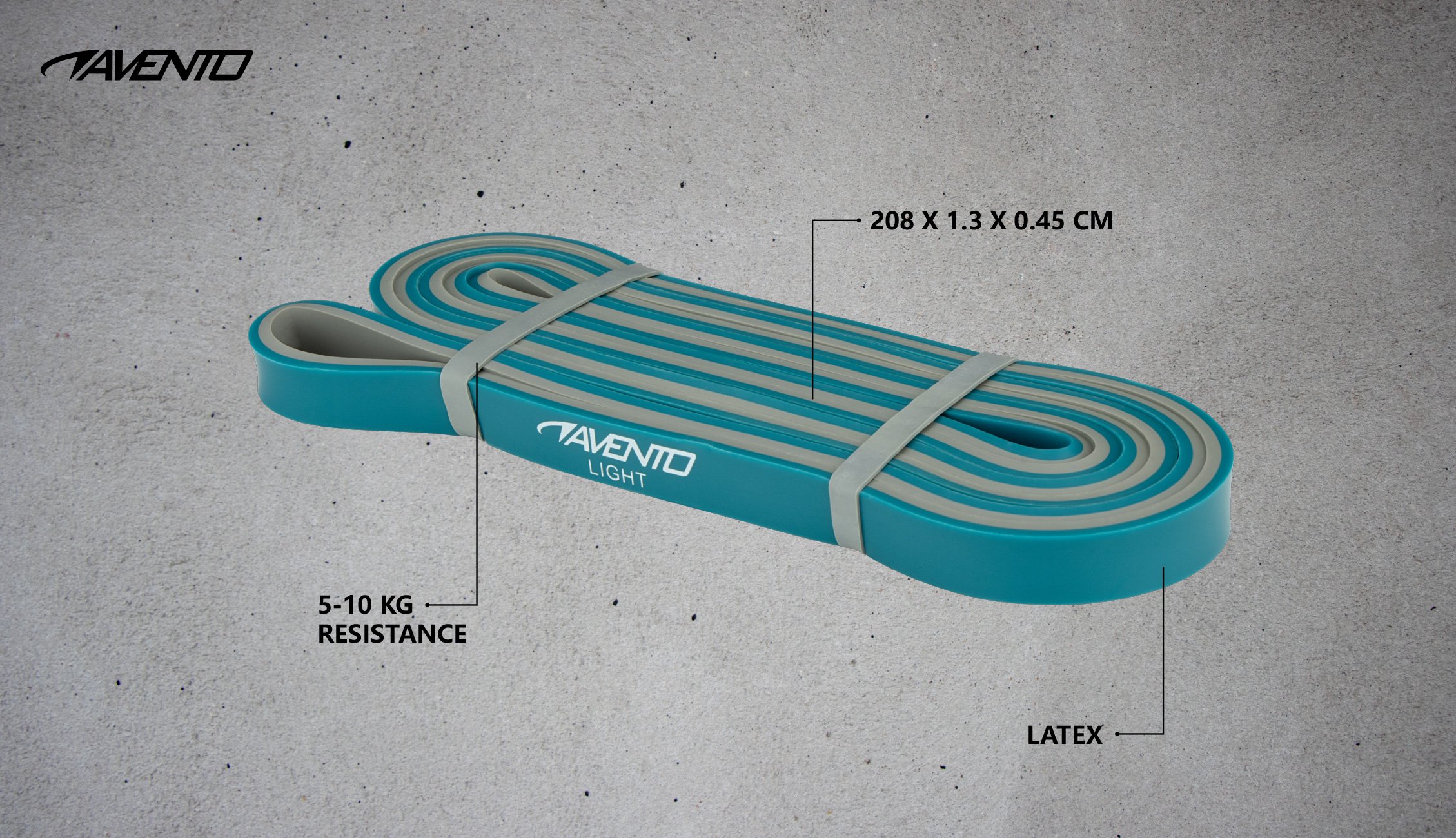 Fitness Power Band Latex  Light - Image 4