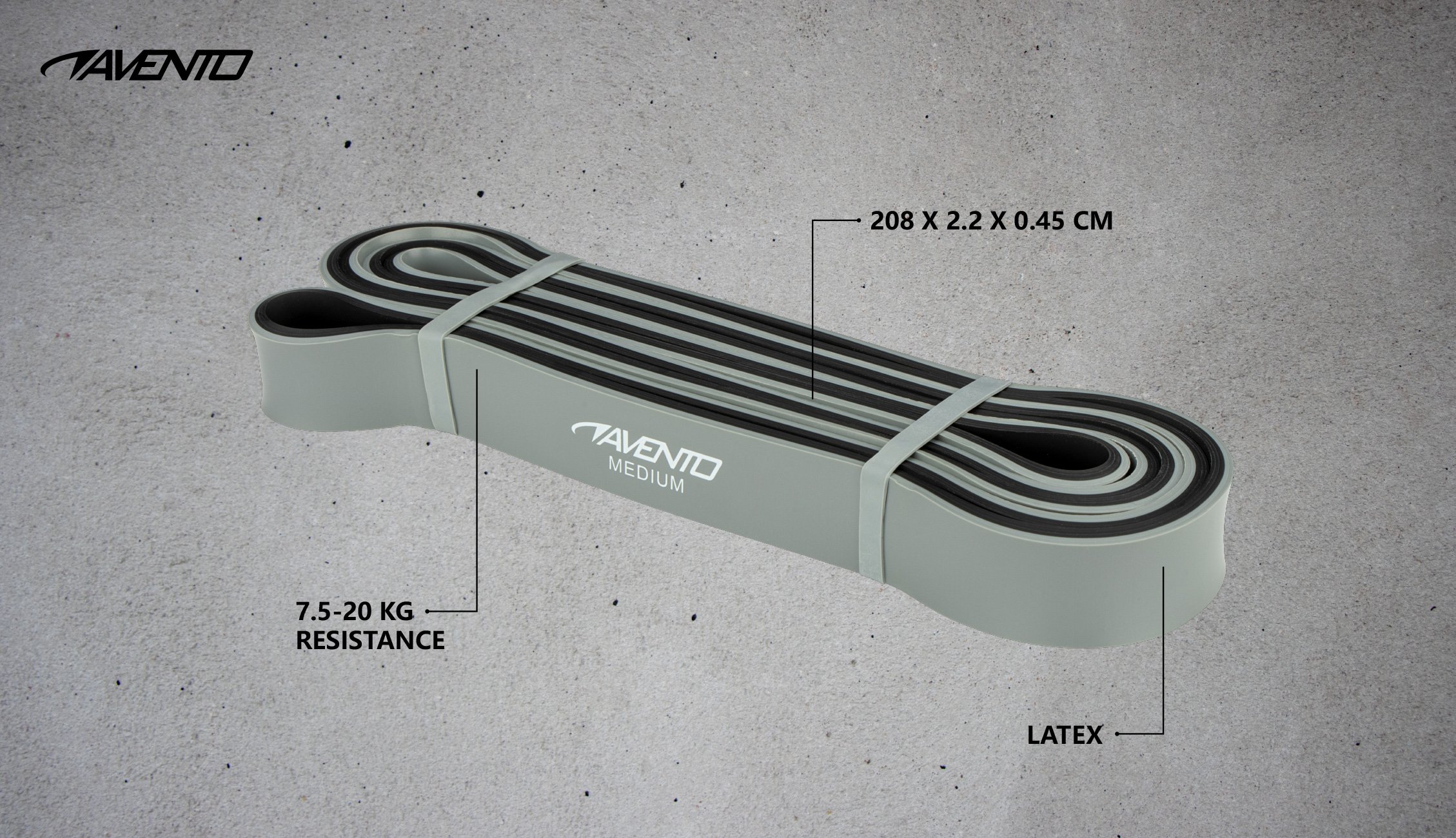 Fitness Power Band Latex  Medium - Image 5