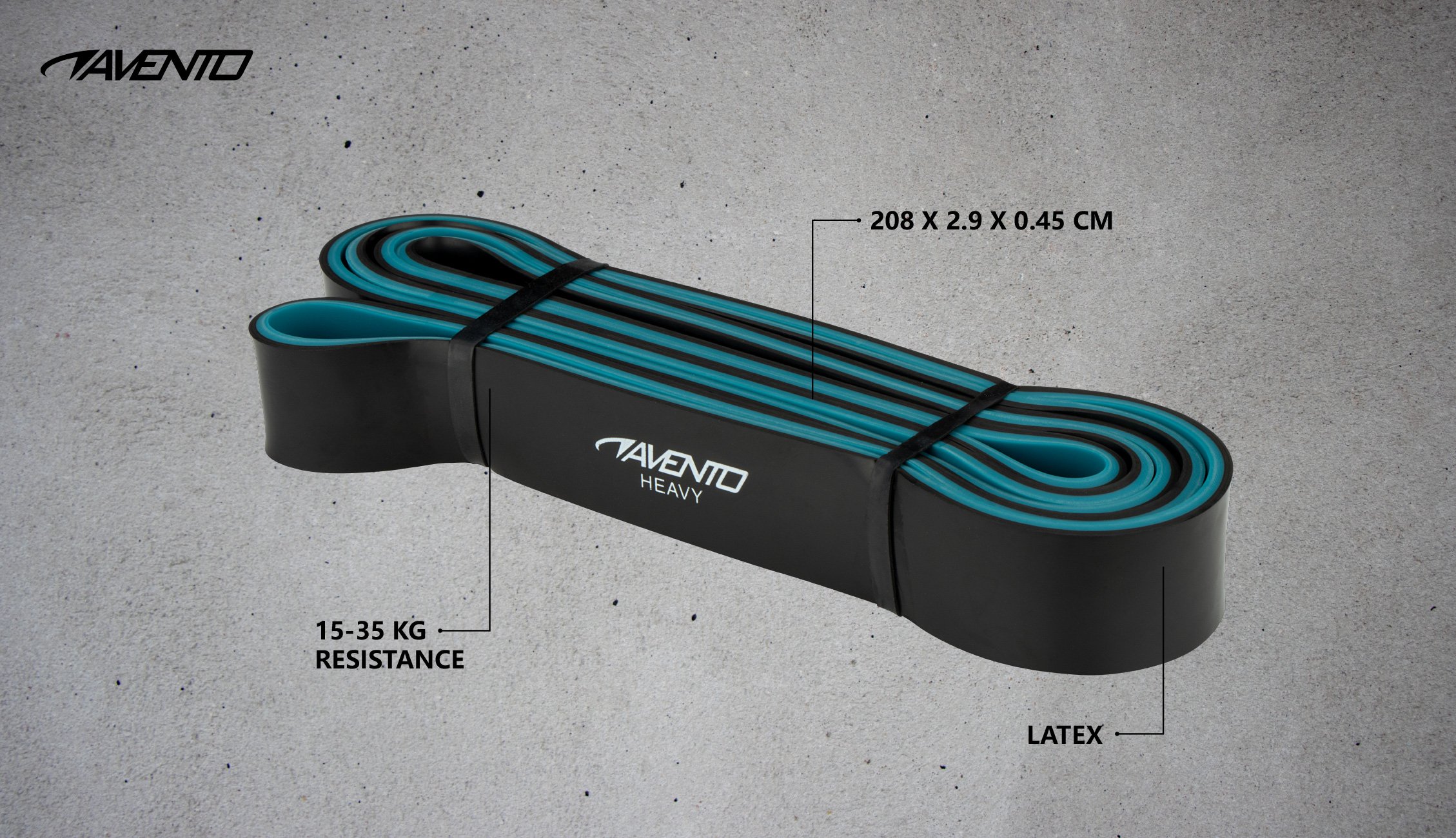 Fitness Power Band Latex  Heavy - Image 4