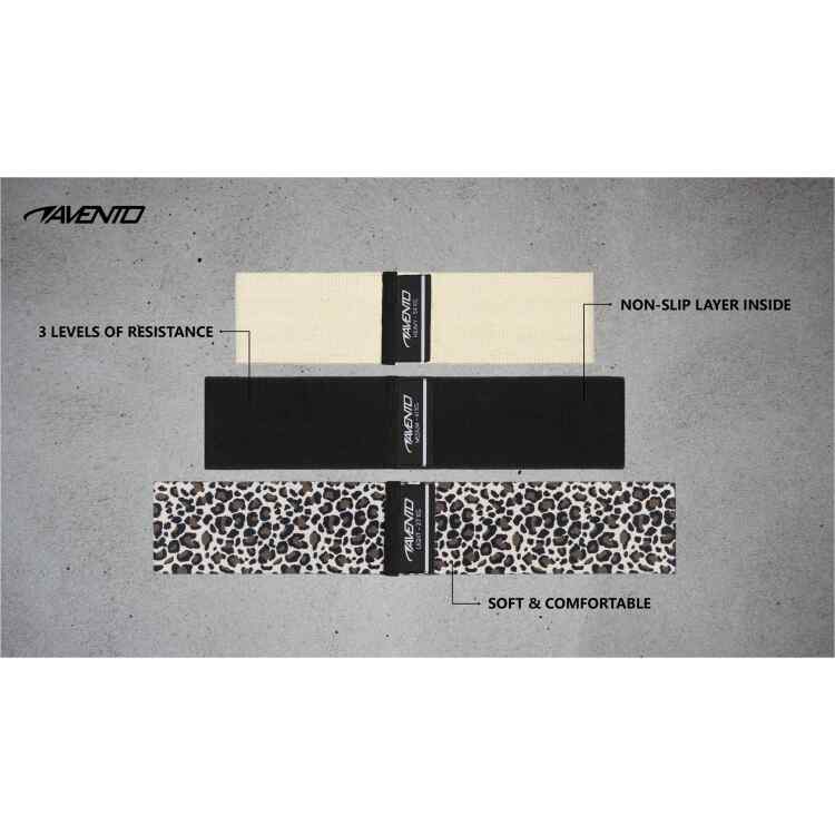 Fitness Resistance Band Set  Leopard - Image 2