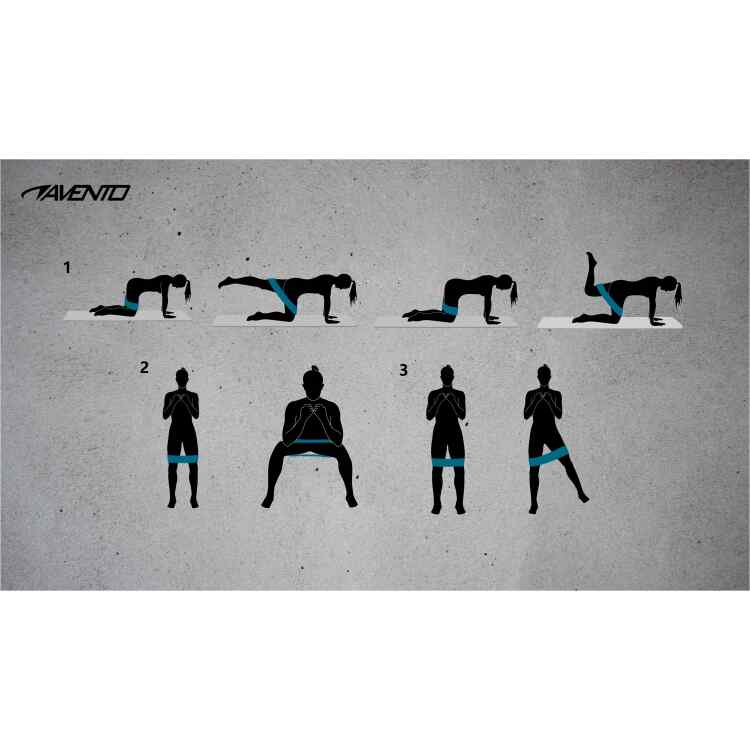 Fitness Resistance Band Set  Leopard - Image 3