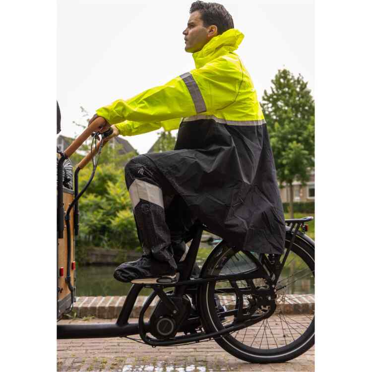 Rain Poncho Extra Visibilty  Cycling - Image 12