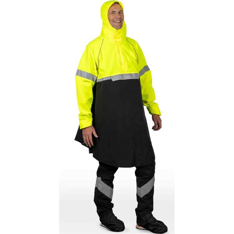 Rain Poncho Extra Visibilty  Cycling - Image 9