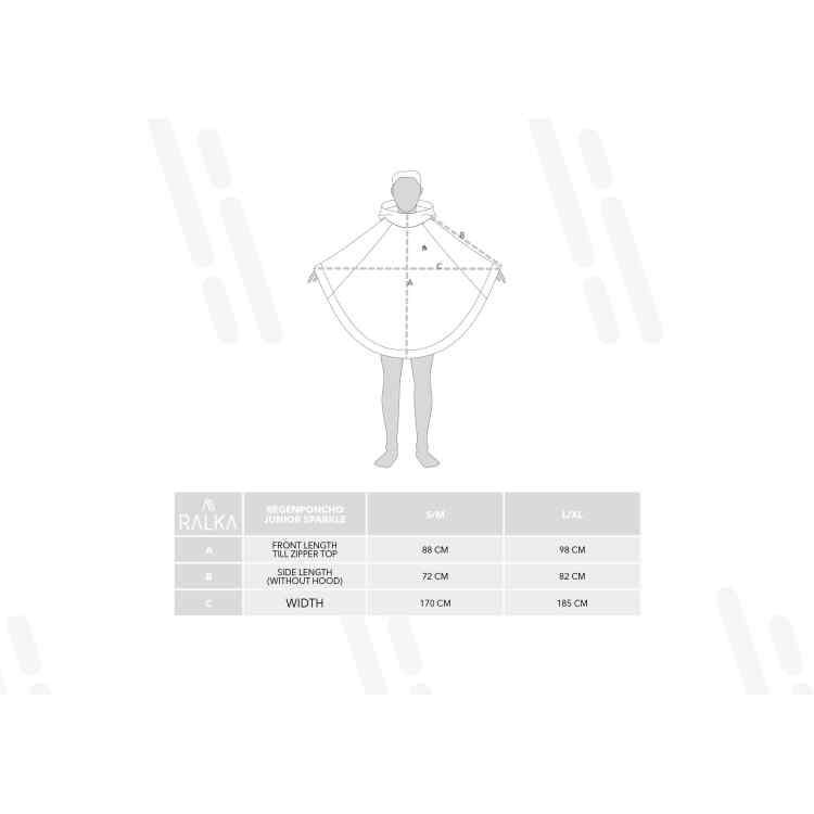 Rain Poncho Unisex  Sizzle - Image 9