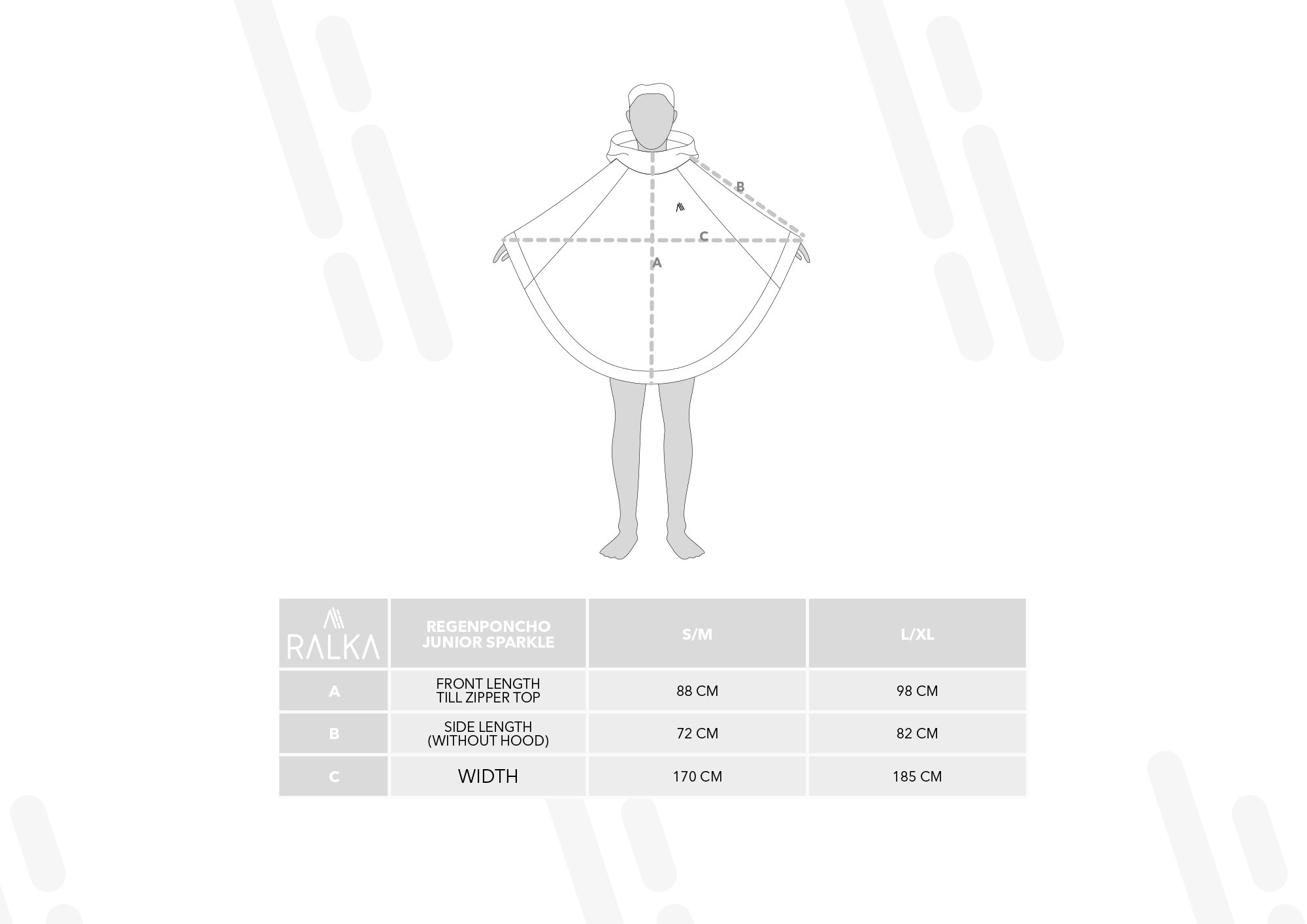 Rain Poncho Unisex  Sizzle - Bilde 9