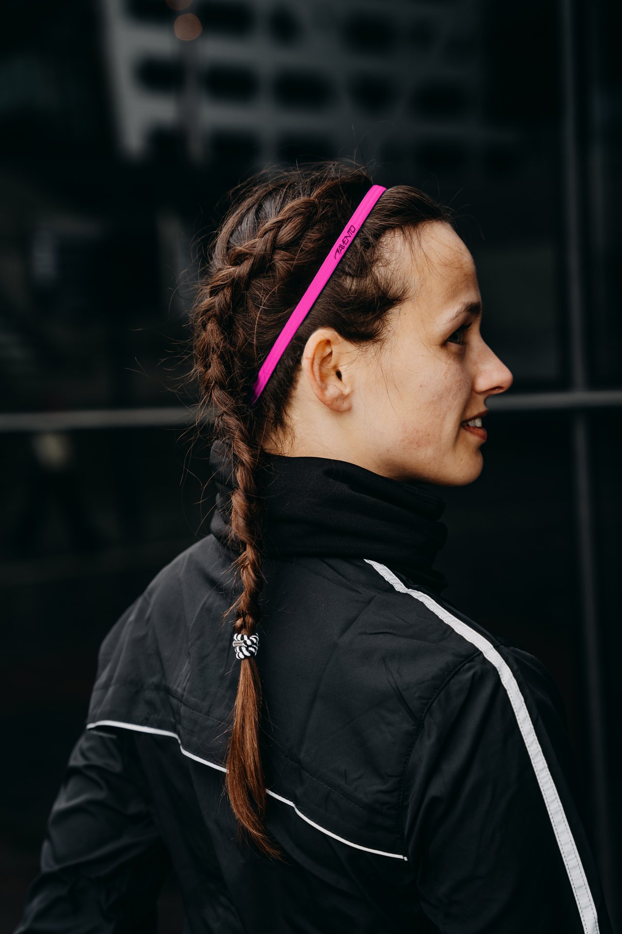 Sports Hairband Elastic 3 Pieces  Pink - Image 2