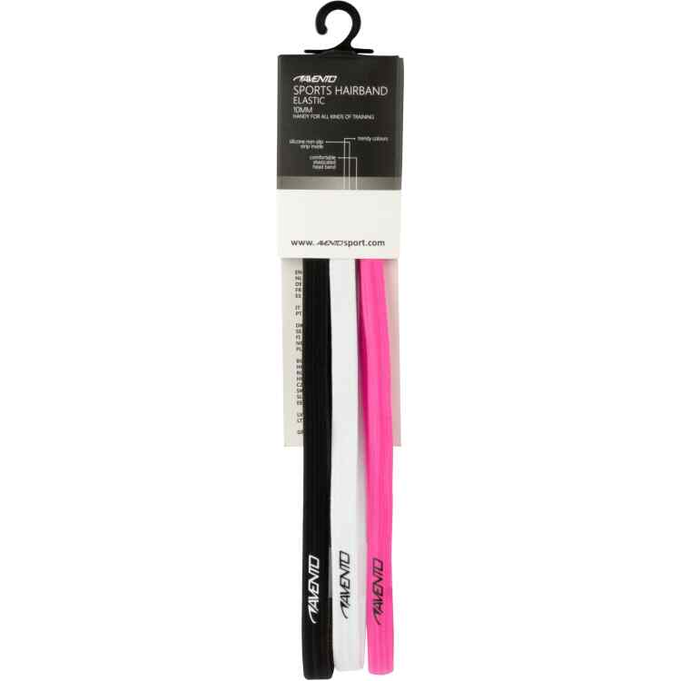 Sports Hairband Elastic 3 Pieces  Pink - Image 3