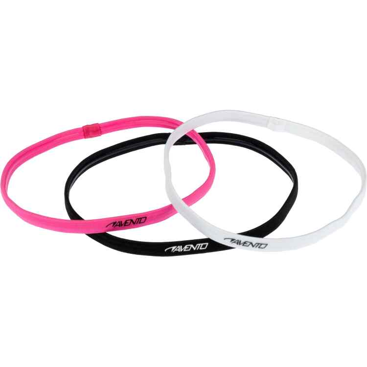 Sports Hairband Elastic 3 Pieces  Pink