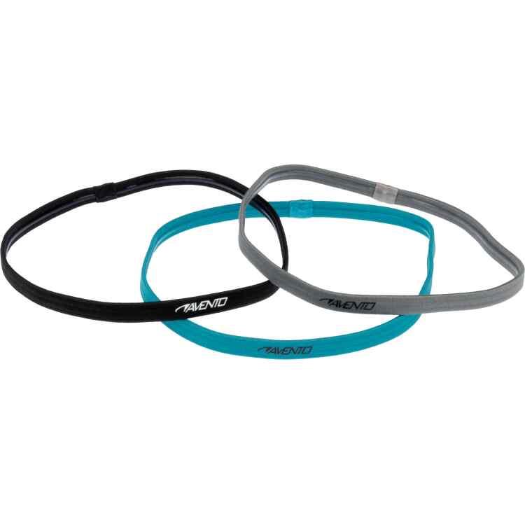 Sports Hairband Elastic 3 Pieces  Blue
