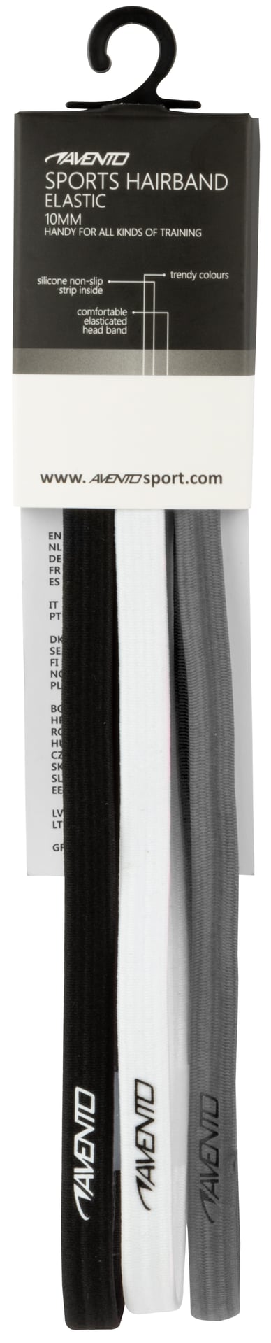 Sports Hairband Elastic 3 pieces  BLK - Image 2