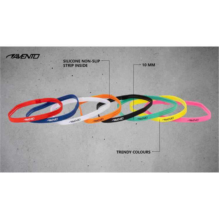 Sports Hairband Elastic 8 Pieces  MLT - Image 3