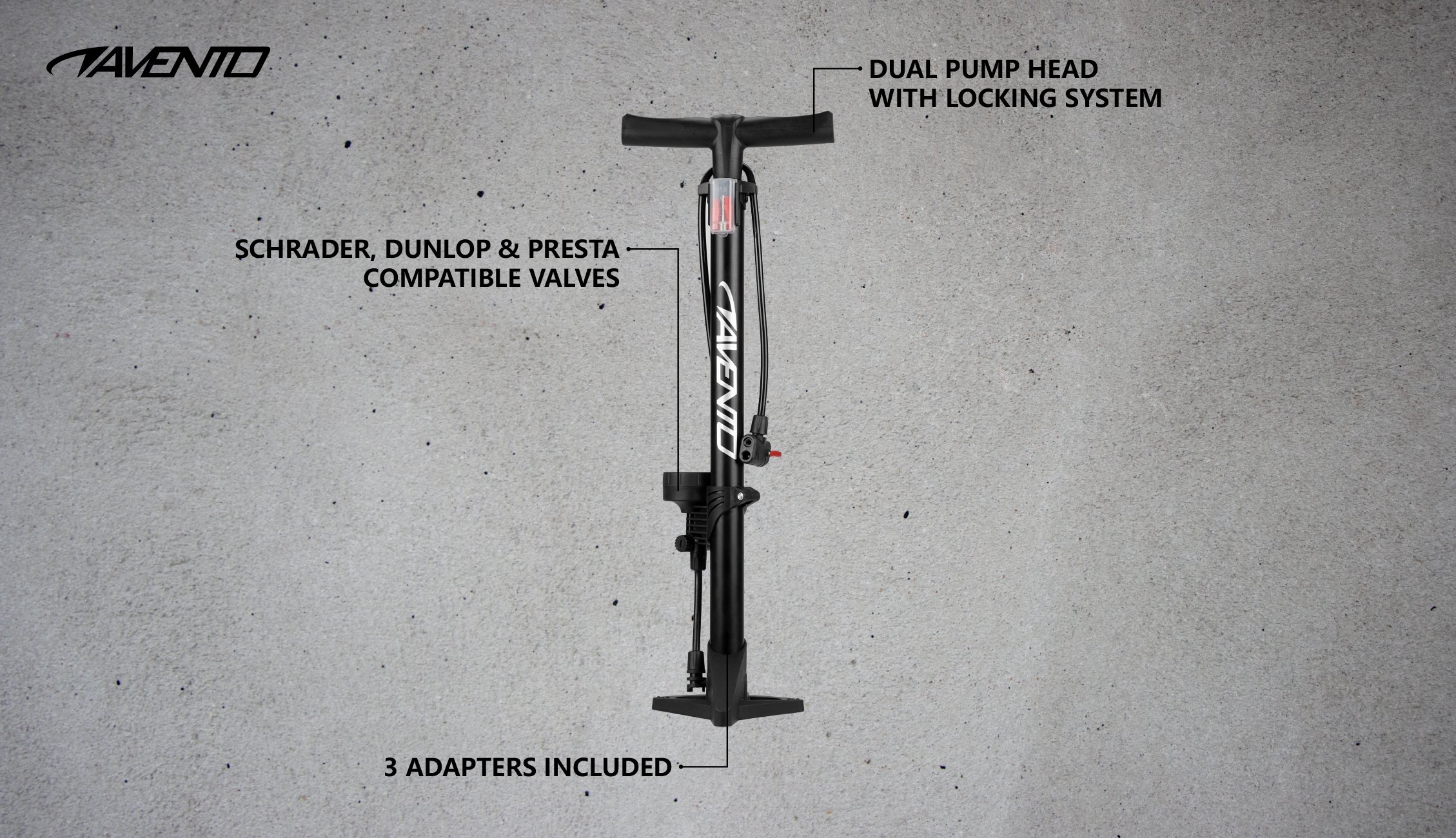 Bicycle Pump with Pressure Gauge - Bilde 7