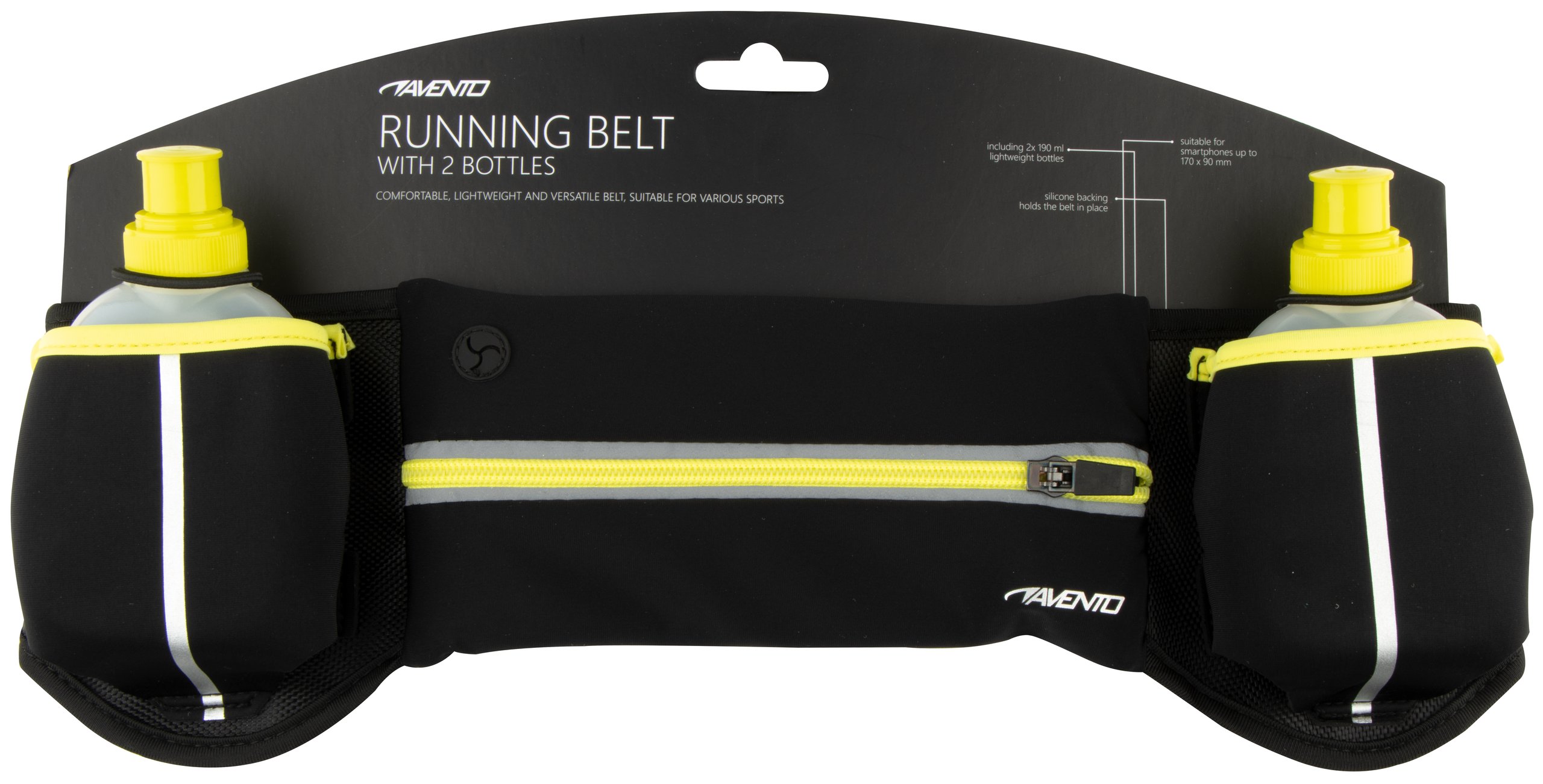 Running belt with 2 Bottles  Addy - Bilde 4