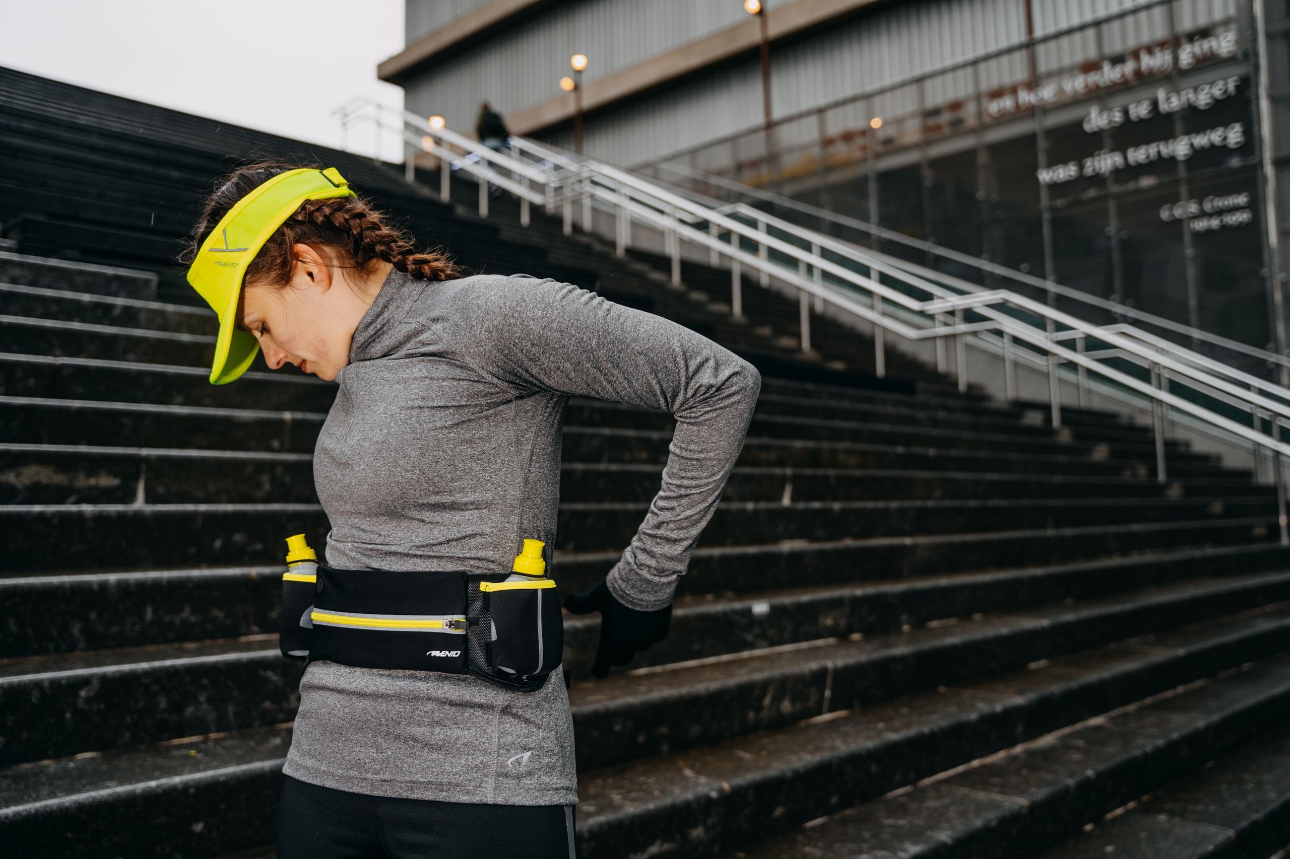 Running belt with 2 Bottles  Addy - Bilde 7