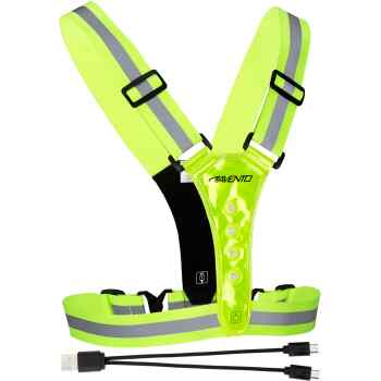 Sports sikkerhetsvest LED Oppladbar