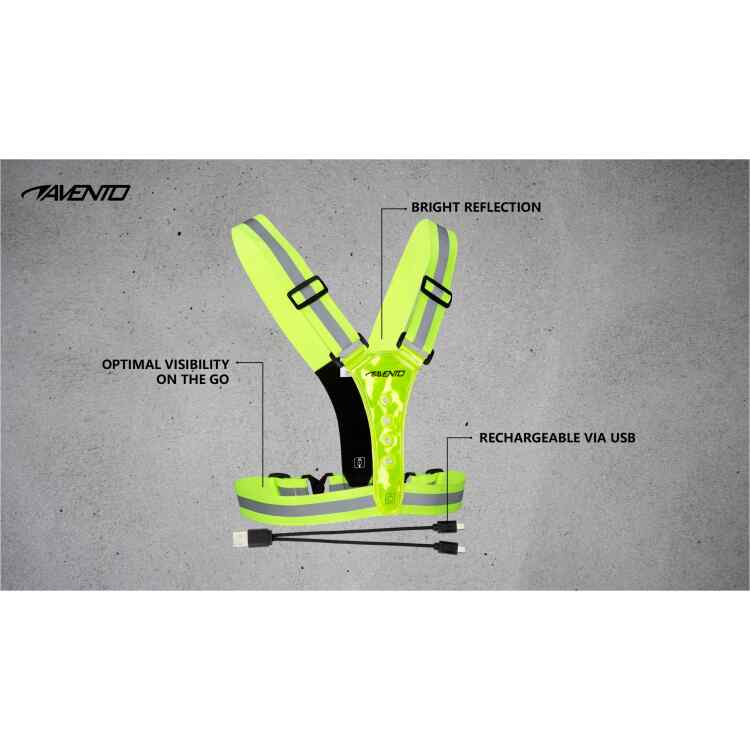 Sports Safety Vest LED  Rechargeable - Image 5