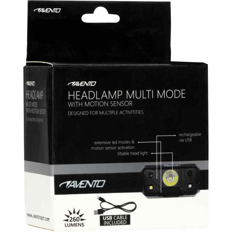 Head Lamp w Motion Sensor Rechargeable  Multi Mode - Image 5