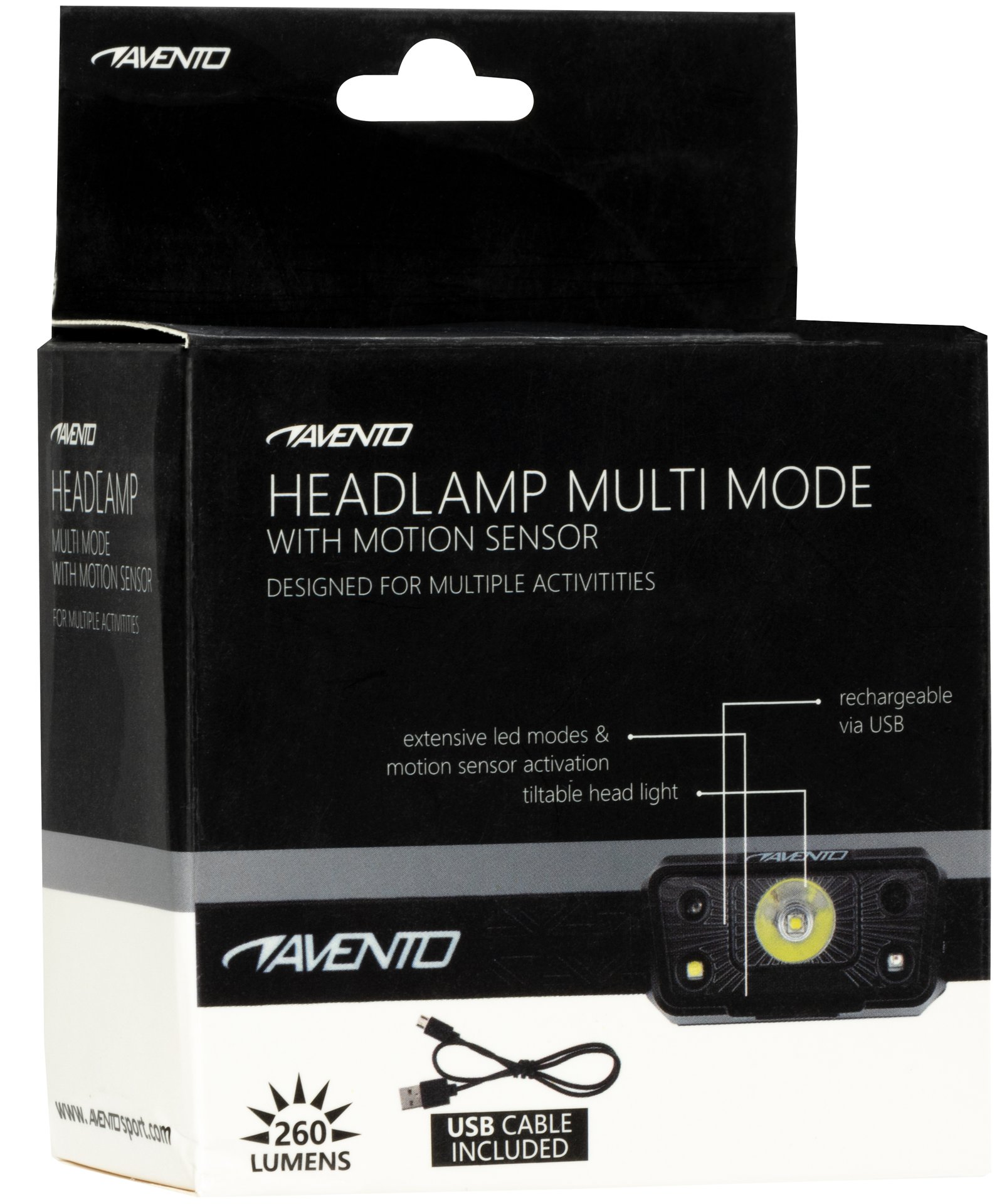 Head Lamp w Motion Sensor Rechargeable  Multi Mode - Image 5