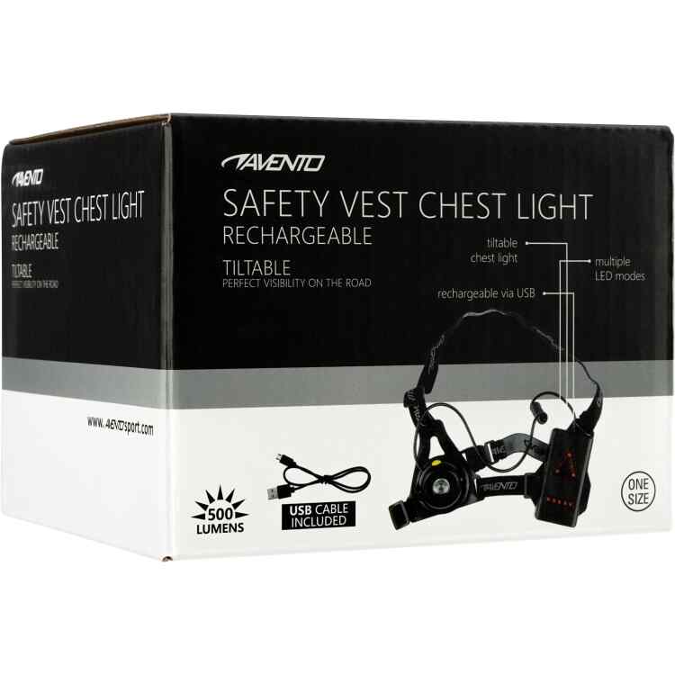 Running Safety Vest Rechargeable Chestlight  Tiltable - Image 6