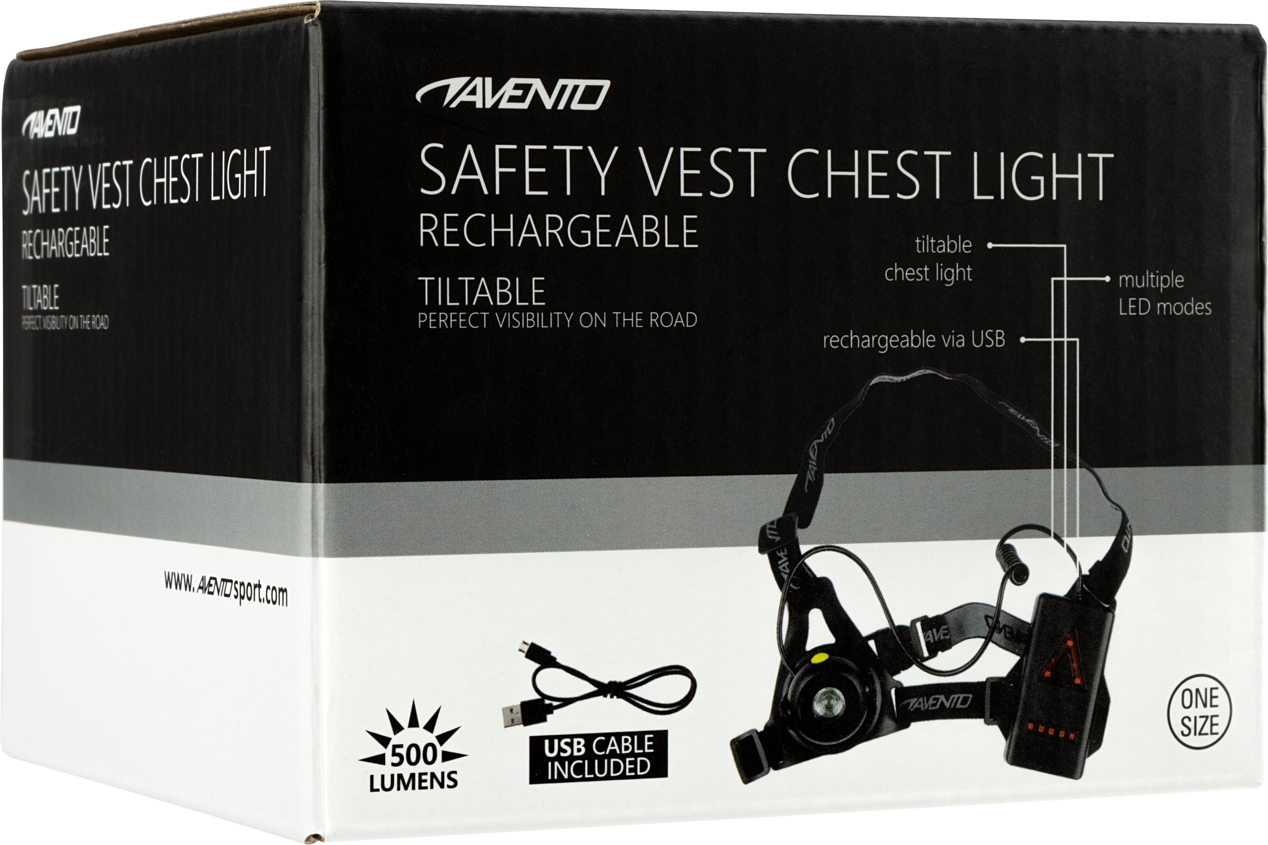 Running Safety Vest Rechargeable Chestlight  Tiltable - Image 6