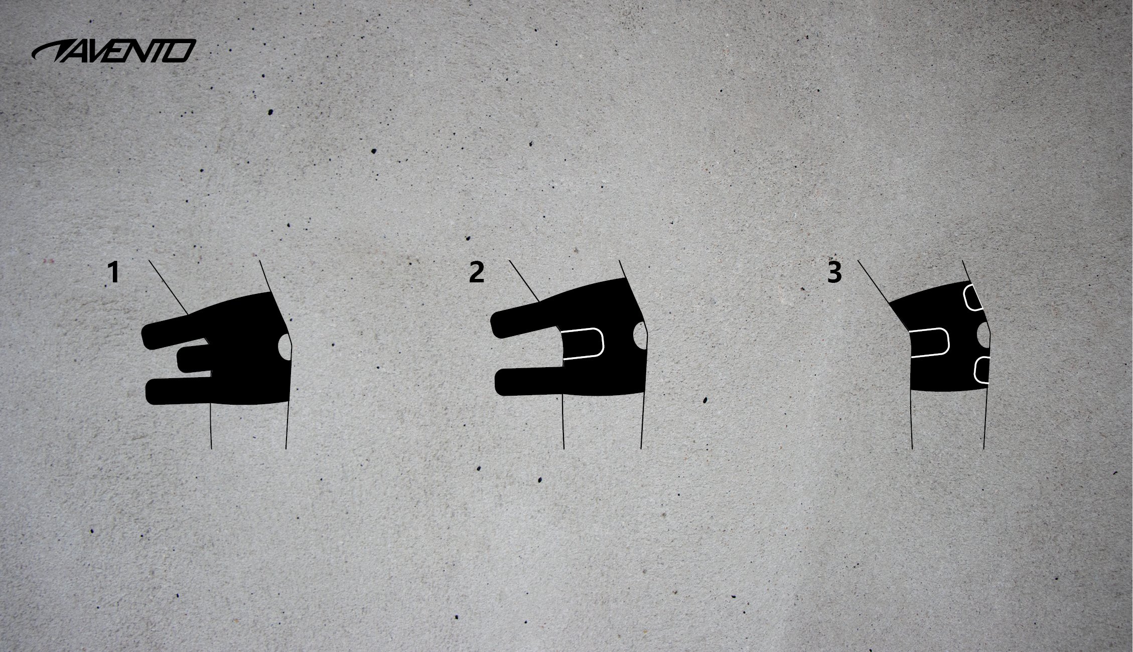 Knee Brace Adjustable w Internal Support - Image 3