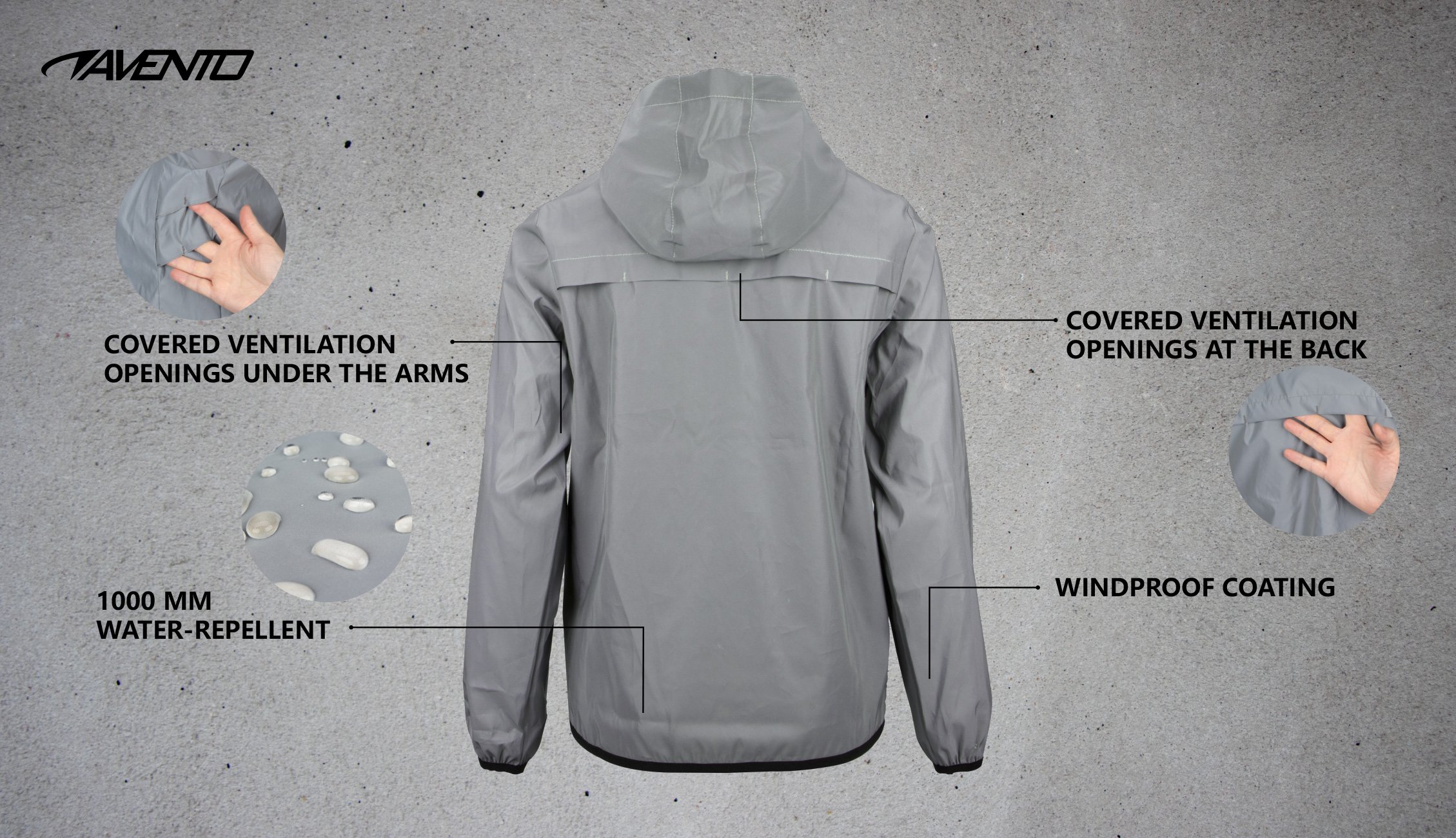 Reflective Jacket with Hood Junior Full Reflective - Image 13