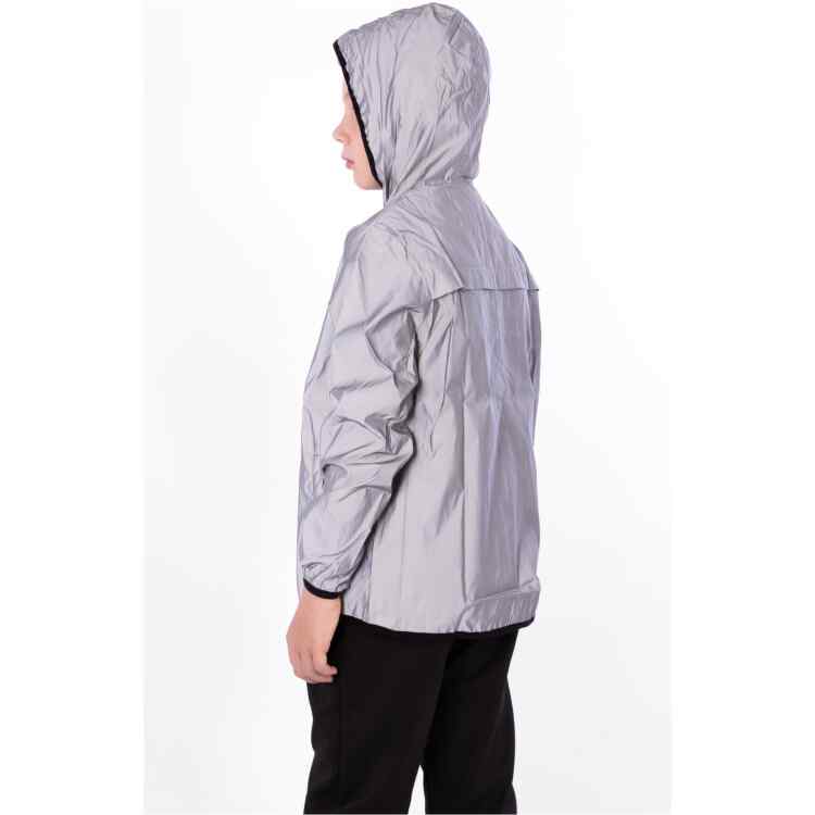 Reflective Jacket with Hood Junior  Full Reflective - Image 4