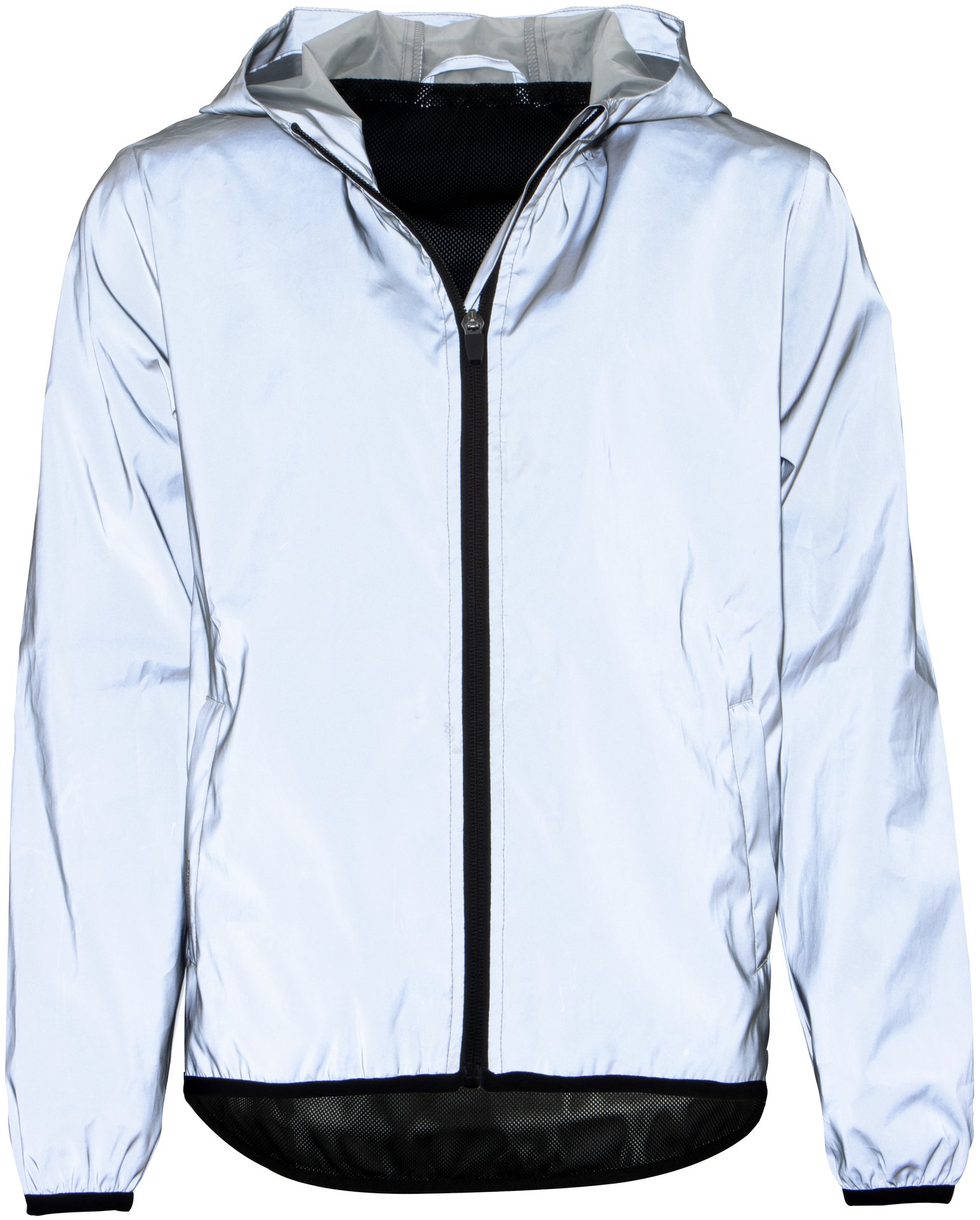 Reflective Jacket with Hood Junior Full Reflective - Image 10