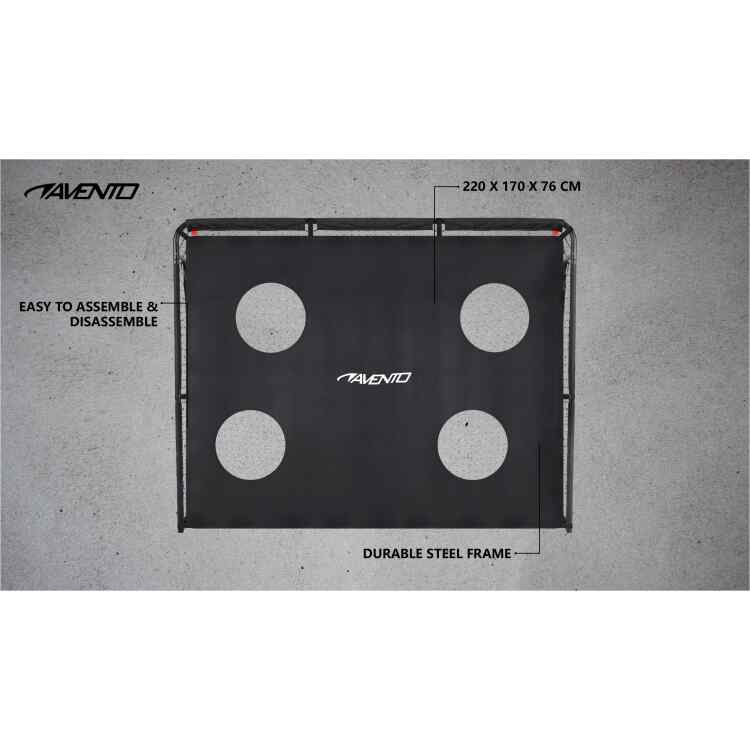 Football Goal Steel w Target Screen 220 x 170 x 76 cm - Image 8