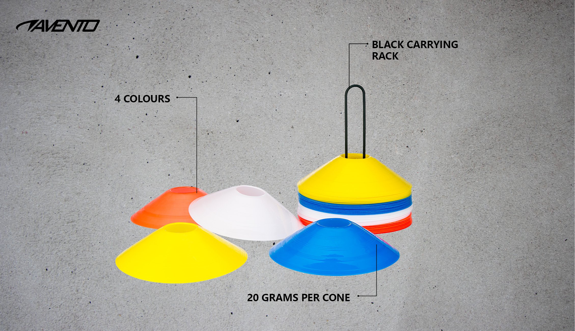 Saucer Cones 4 Colours  Lite Speed - Image 3