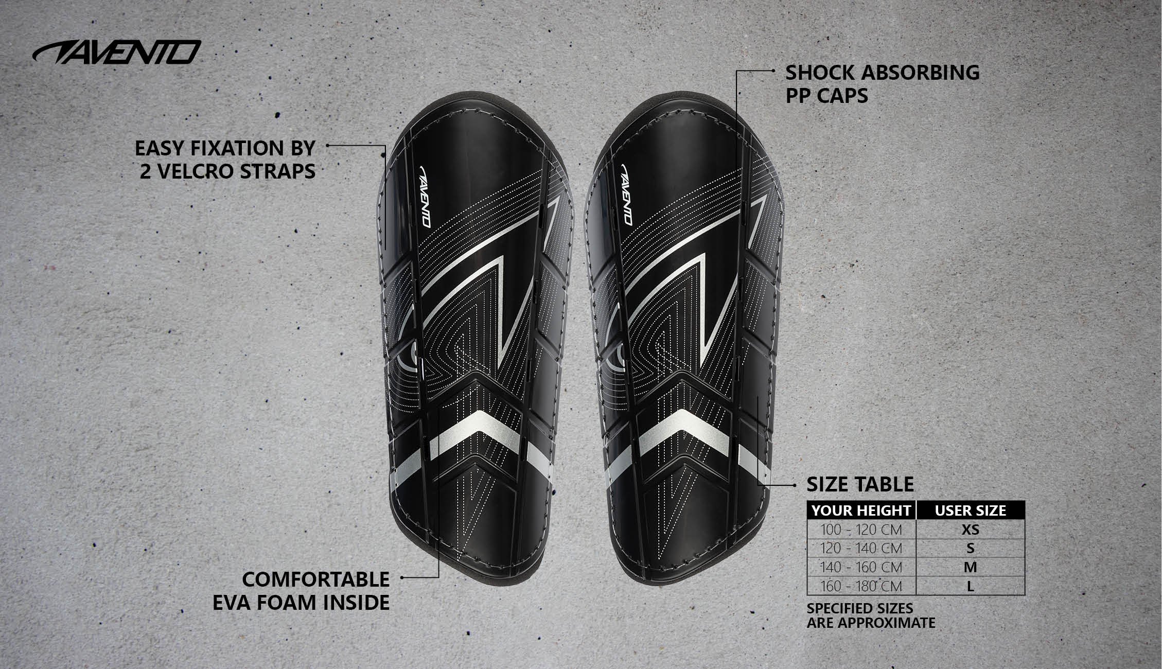 Shin Guards  Double Strap - Bilde 3