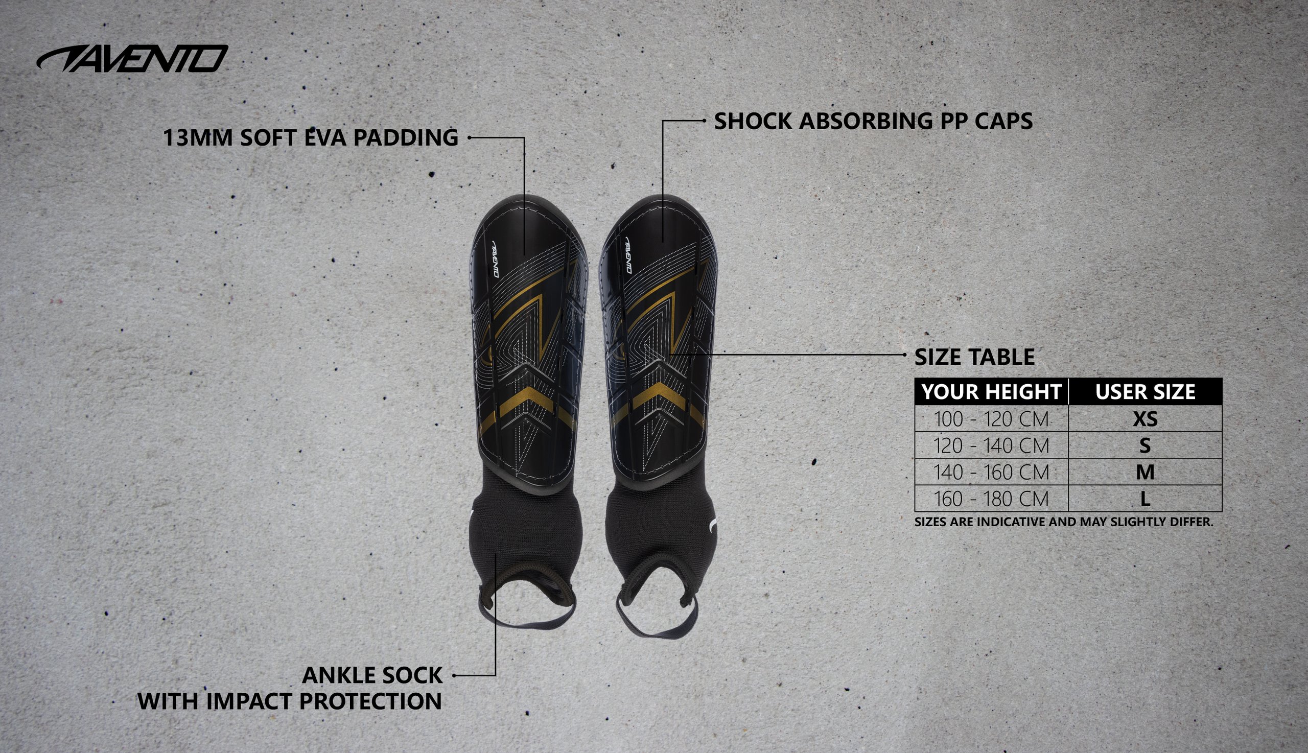 Shinguards with Ankle Cuff  Double Tack - Bilde 4