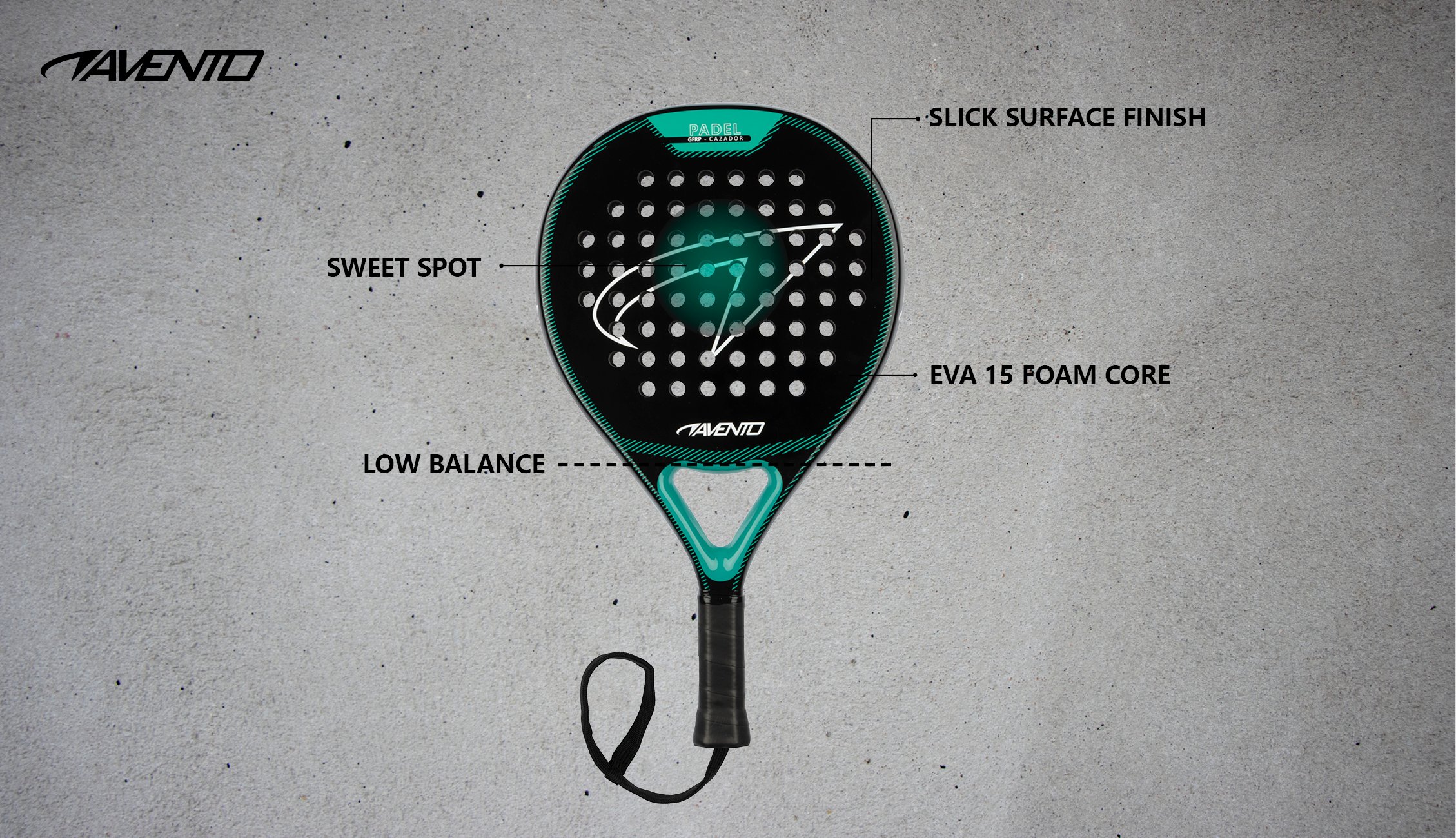 Padel Racket GFRP Cazador - Image 3