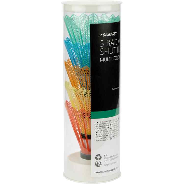5 Badminton Shuttles  5 Colours - Image 2