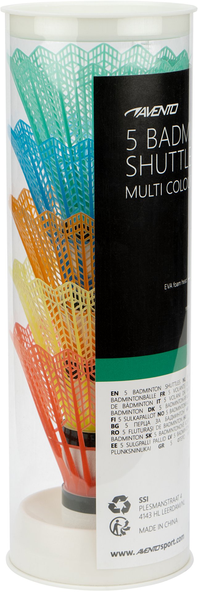 5 Badminton Shuttles  5 Colours - Bilde 2