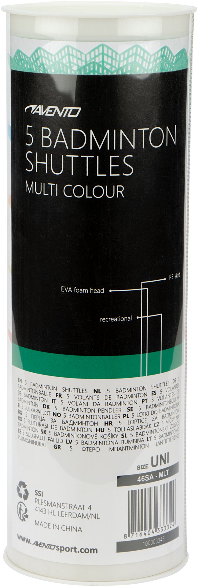 5 Badminton Shuttles  5 Colours - Bilde 3